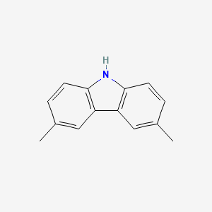 molecular formula C14H13N B1349415 3,6-二甲基-9H-咔唑 CAS No. 5599-50-8
