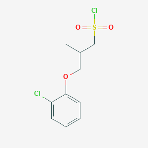 3-(2-Chlorophenoxy)-2-methylpropane-1-sulfonyl chloride