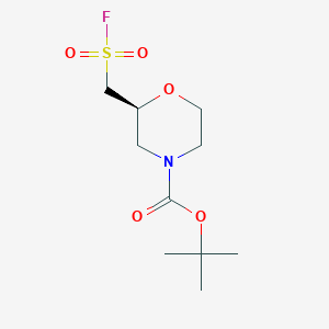 tert-butyl (2S)-2-[(fluorosulfonyl)methyl]morpholine-4-carboxylate