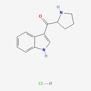 3-(pyrrolidine-2-carbonyl)-1H-indole hydrochloride