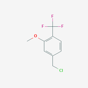 3-Methoxy-4-(trifluoromethyl)benzyl chloride