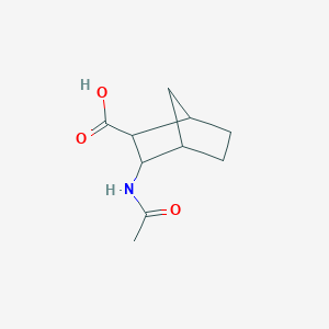 3-Acetamidobicyclo[2.2.1]heptane-2-carboxylic acid