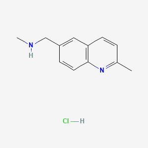 Methyl[(2-methylquinolin-6-yl)methyl]amine hydrochloride