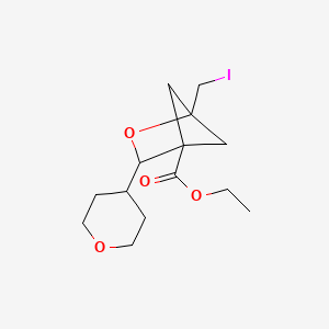 Ethyl 1-(iodomethyl)-3-(oxan-4-yl)-2-oxabicyclo[2.1.1]hexane-4-carboxylate