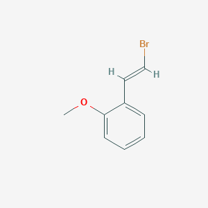 molecular formula C9H9BrO B13494318 (E)-beta-Bromo-2-methoxystyrene 