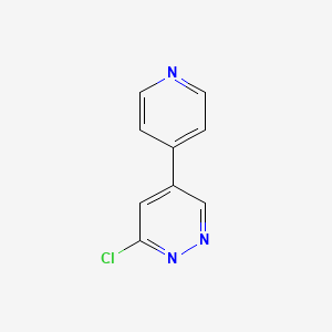 molecular formula C9H6ClN3 B13494321 3-Chloro-5-(pyridin-4-yl)pyridazine 