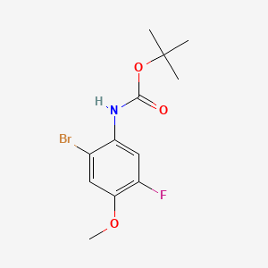 tert-butyl N-(2-bromo-5-fluoro-4-methoxyphenyl)carbamate