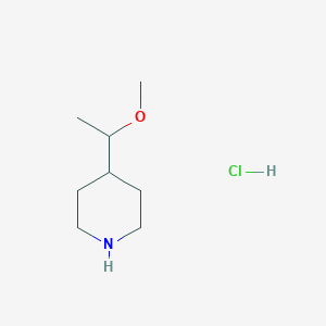 4-(1-Methoxyethyl)piperidine hydrochloride