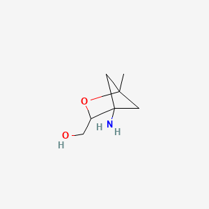 {4-Amino-1-methyl-2-oxabicyclo[2.1.1]hexan-3-yl}methanol