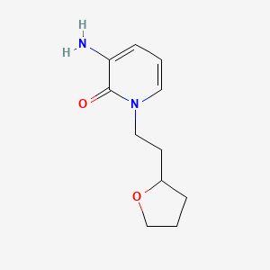 3-Amino-1-(2-(tetrahydrofuran-2-yl)ethyl)pyridin-2(1h)-one