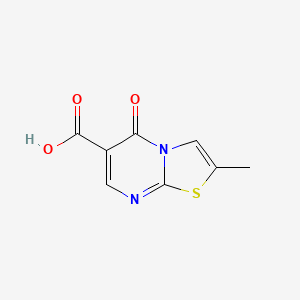molecular formula C8H6N2O3S B1349435 2-甲基-5-氧代-5H-噻唑并[3,2-a]嘧啶-6-羧酸 CAS No. 32278-56-1
