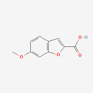 molecular formula C10H8O4 B1349436 6-methoxybenzofuran-2-carboxylic Acid CAS No. 50551-61-6