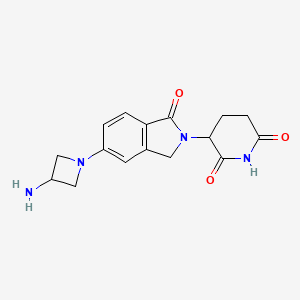 3-[5-(3-aminoazetidin-1-yl)-1-oxo-2,3-dihydro-1H-isoindol-2-yl]piperidine-2,6-dione