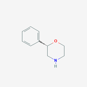 molecular formula C10H13NO B1349444 (S)-2-苯基吗啉 CAS No. 74572-15-9