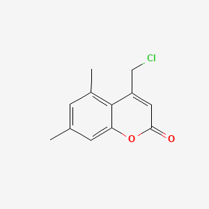 B1349446 4-(chloromethyl)-5,7-dimethyl-2H-chromen-2-one CAS No. 41295-58-3