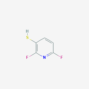 molecular formula C5H3F2NS B13494465 2,6-Difluoropyridine-3-thiol 