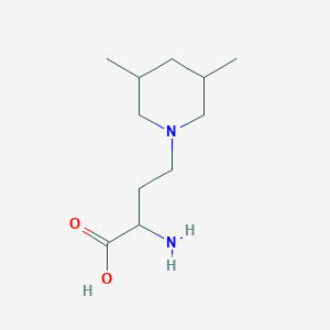 2-Amino-4-(3,5-dimethylpiperidin-1-yl)butanoic acid