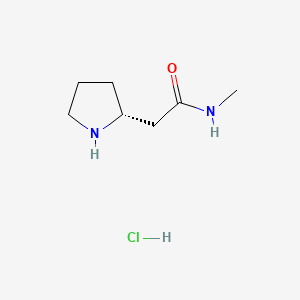 N-methyl-2-[(2R)-pyrrolidin-2-yl]acetamidehydrochloride