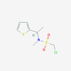 1-Chloro-n-methyl-n-(1-(thiophen-2-yl)ethyl)methanesulfonamide