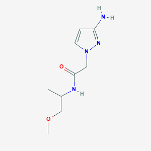 2-(3-Amino-1h-pyrazol-1-yl)-N-(1-methoxypropan-2-yl)acetamide