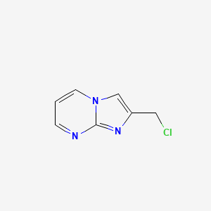 molecular formula C7H6ClN3 B1349470 2-(氯甲基)咪唑并[1,2-a]嘧啶 CAS No. 57892-71-4