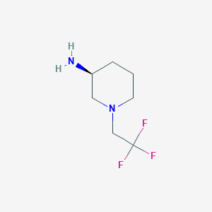 (S)-1-(2,2,2-Trifluoroethyl)piperidin-3-amine