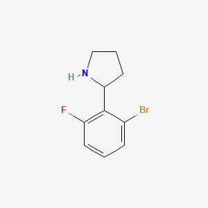 2-(2-Bromo-6-fluorophenyl)pyrrolidine