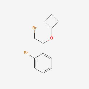 1-Bromo-2-(2-bromo-1-cyclobutoxyethyl)benzene