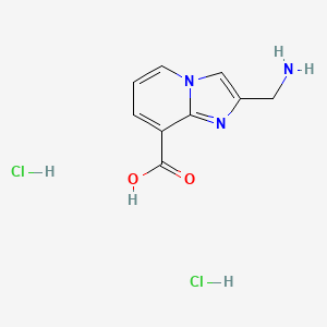 2-(Aminomethyl)imidazo[1,2-a]pyridine-8-carboxylic acid dihydrochloride