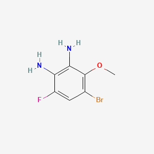 4-Bromo-6-fluoro-3-methoxybenzene-1,2-diamine