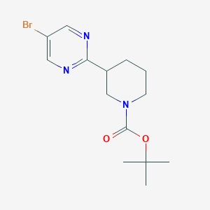 5-Bromo-2-(N-Boc-piperidin-3-yl)pyrimidine