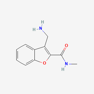 3-(aminomethyl)-N-methyl-1-benzofuran-2-carboxamide