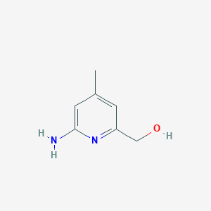 molecular formula C7H10N2O B13495056 (6-Amino-4-methylpyridin-2-yl)methanol 