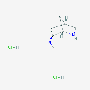 rac-(1R,4S,6S)-N,N-dimethyl-2-azabicyclo[2.2.1]heptan-6-amine dihydrochloride