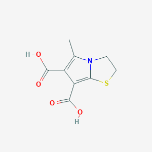 5-Methyl-2,3-dihydropyrrolo[2,1-b][1,3]thiazole-6,7-dicarboxylic acid