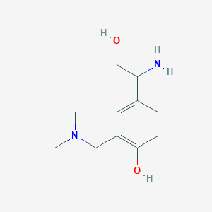 4-(1-Amino-2-hydroxyethyl)-2-[(dimethylamino)methyl]phenol