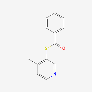 [(4-Methylpyridin-3-yl)sulfanyl](phenyl)methanone