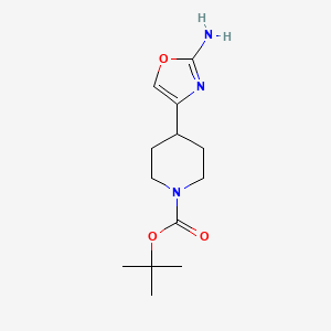 Tert-butyl 4-(2-amino-1,3-oxazol-4-yl)piperidine-1-carboxylate