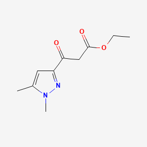 ethyl 3-(1,5-dimethyl-1H-pyrazol-3-yl)-3-oxopropanoate