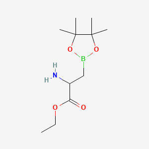 Ethyl 2-amino-3-(4,4,5,5-tetramethyl-1,3,2-dioxaborolan-2-yl)propanoate