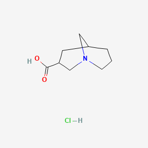 1-Azabicyclo[3.3.1]nonane-3-carboxylic acid hydrochloride