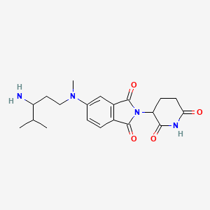 5-[(3-Amino-4-methyl-pentyl)-methyl-amino]-2-(2,6-dioxo-3-piperidyl)isoindoline-1,3-dione