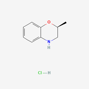 (2S)-2-methyl-3,4-dihydro-2H-1,4-benzoxazine hydrochloride