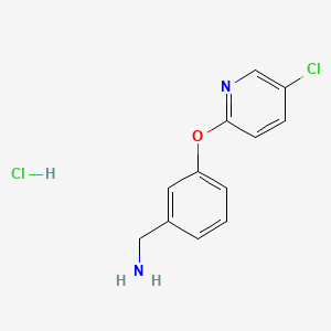 1-{3-[(5-Chloropyridin-2-yl)oxy]phenyl}methanamine hydrochloride