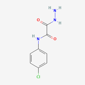 molecular formula C8H8ClN3O2 B1349535 N-(4-氯苯基)-2-肼基-2-氧代乙酰胺 CAS No. 53117-27-4