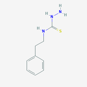 molecular formula C9H13N3S B1349548 N-(2-苯乙基)肼基甲酰胺 CAS No. 21198-23-2