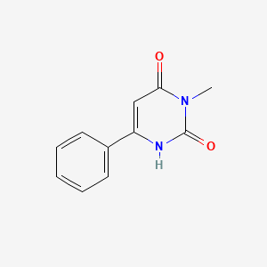 molecular formula C11H10N2O2 B1349550 3-甲基-6-苯基-1H-嘧啶-2,4-二酮 CAS No. 61736-36-5