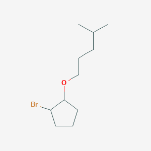 1-Bromo-2-((4-methylpentyl)oxy)cyclopentane