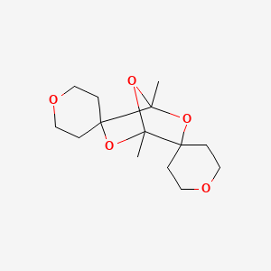 1',4'-Dimethyldispiro[oxane-4,2'-[3,6,7]trioxabicyclo[2.2.1]heptane-5',4''-oxane]