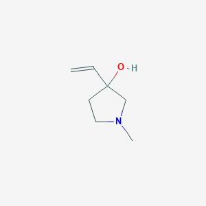 3-Ethenyl-1-methylpyrrolidin-3-ol